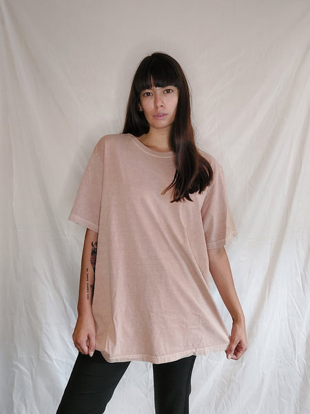 Wdts Heavyweight T-shirt Garment Dyed Dusty Rose