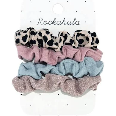 Lily Leopard Scrunchie Set