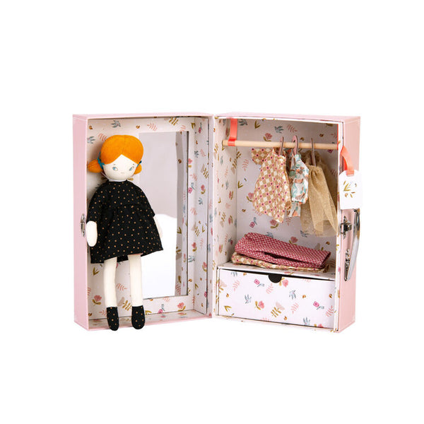 Moulin Roty The Little Wardrobe Suitcase Les