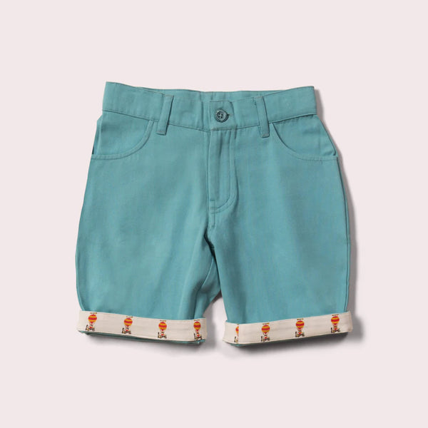 Blue Twill Sunshine Shorts