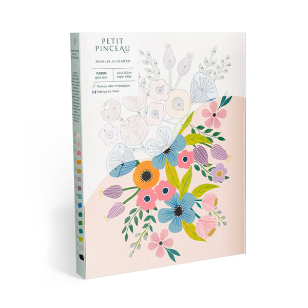 La Petite Epicerie Kit Peinture Au Numéro Flowers