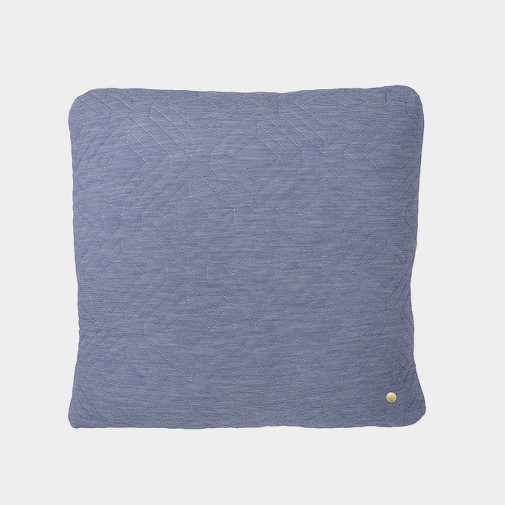 Ferm Living Light Blue Quilt Cushion 