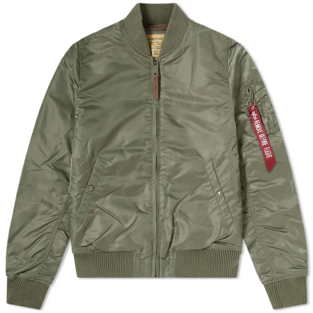 Alpha Industries Ma-1 Vf 59 Flight Jacket Vintage Green