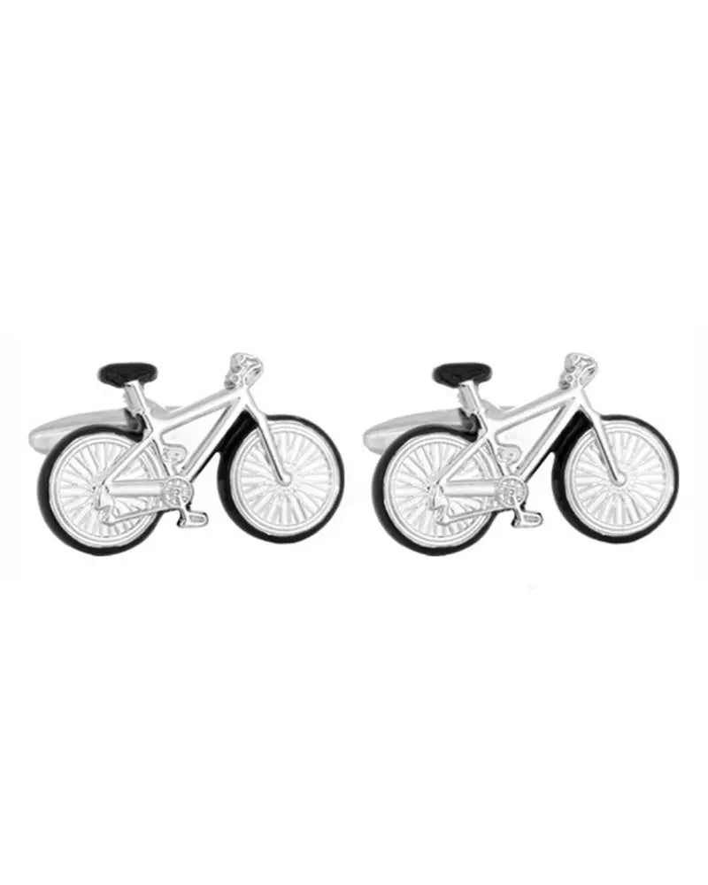 Dalaco Bicycle Cufflinks - Silver