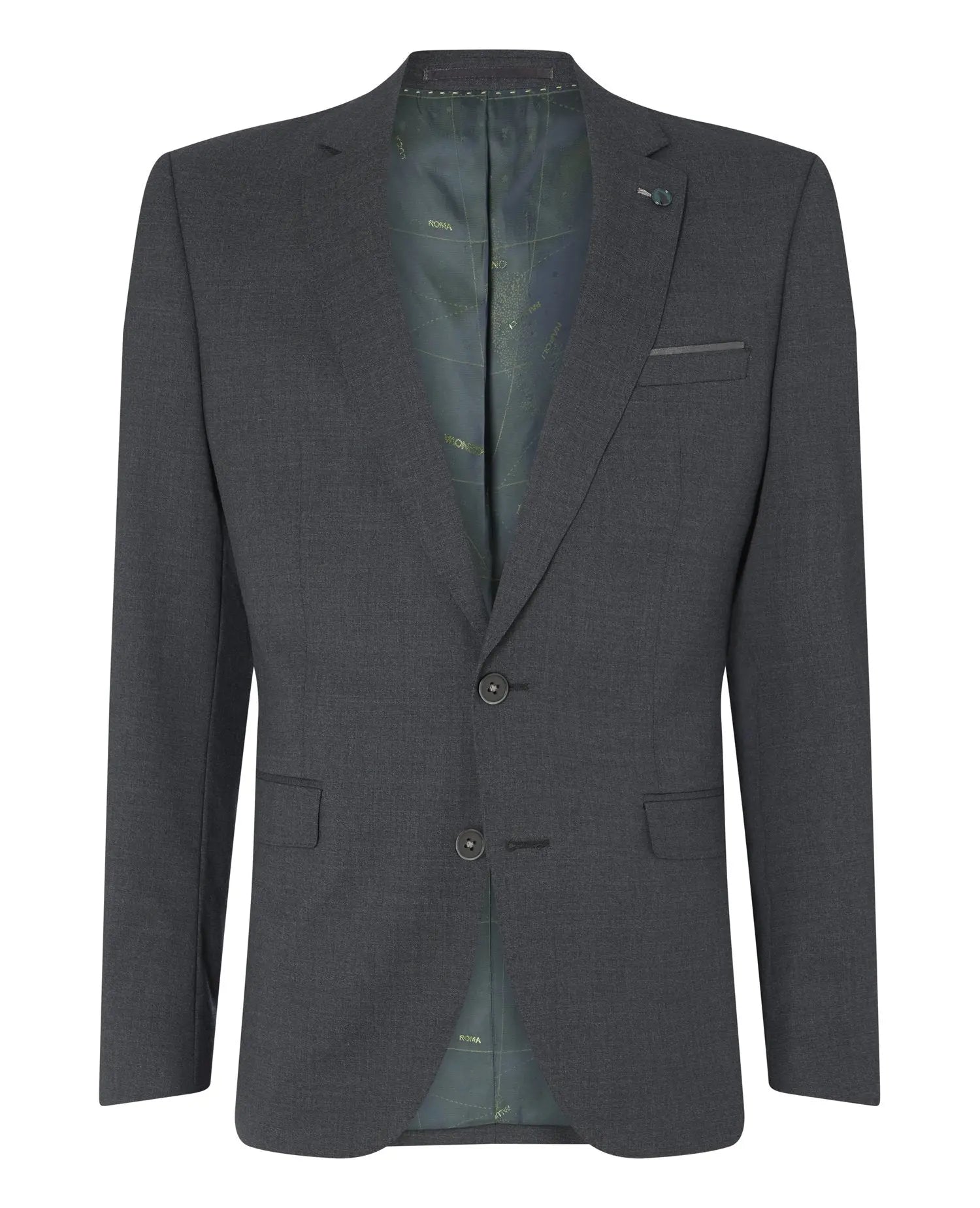 Remus Uomo Lucian Suit Jacket - Charcoal Grey