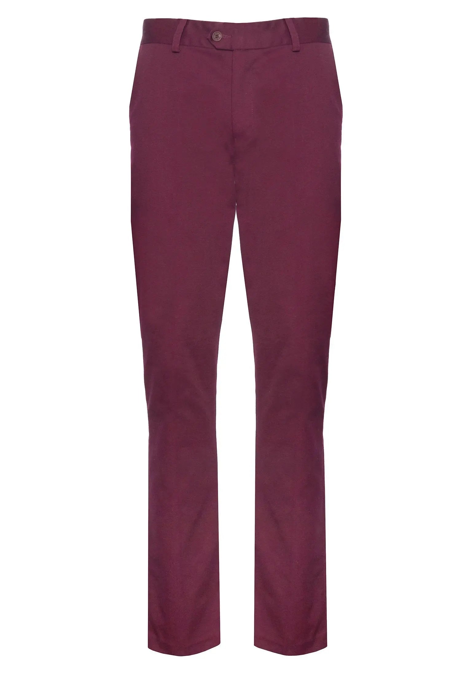 Merc London Wine Burgundy Winston Sta Press Chinos