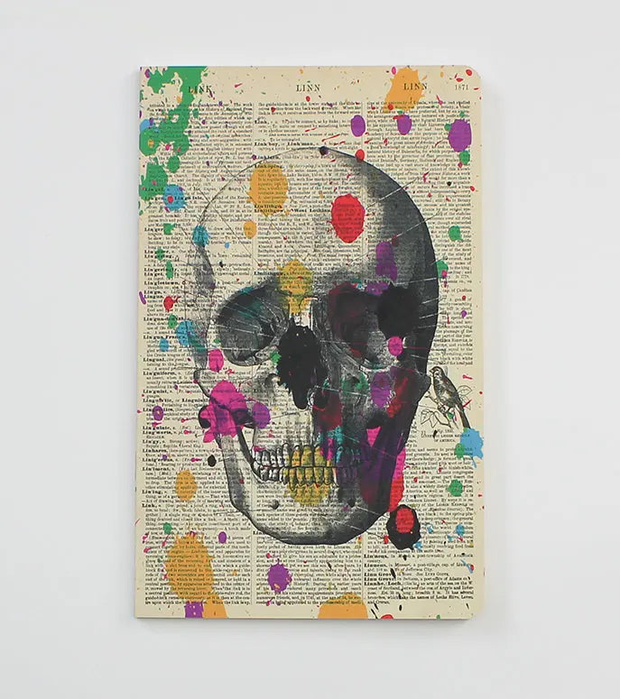 WeAct Company Arty Skull Dictionary Art Notebook