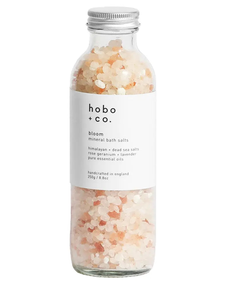 Hobo + Co Rose Geranium And Lavender Mineral Bath Salts - Bloom