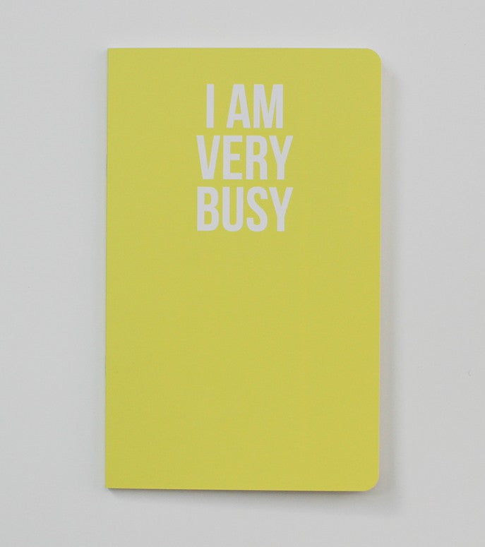 WeAct Company I Am Very Busy Notebook - Yellow