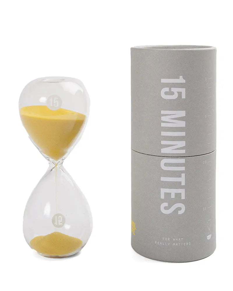 School of Life  15 Minute Glass Timer