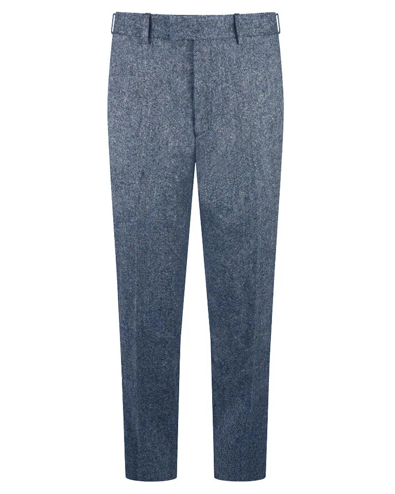 Trouva: Donegal Tweed Suit Trouser - Light Blue