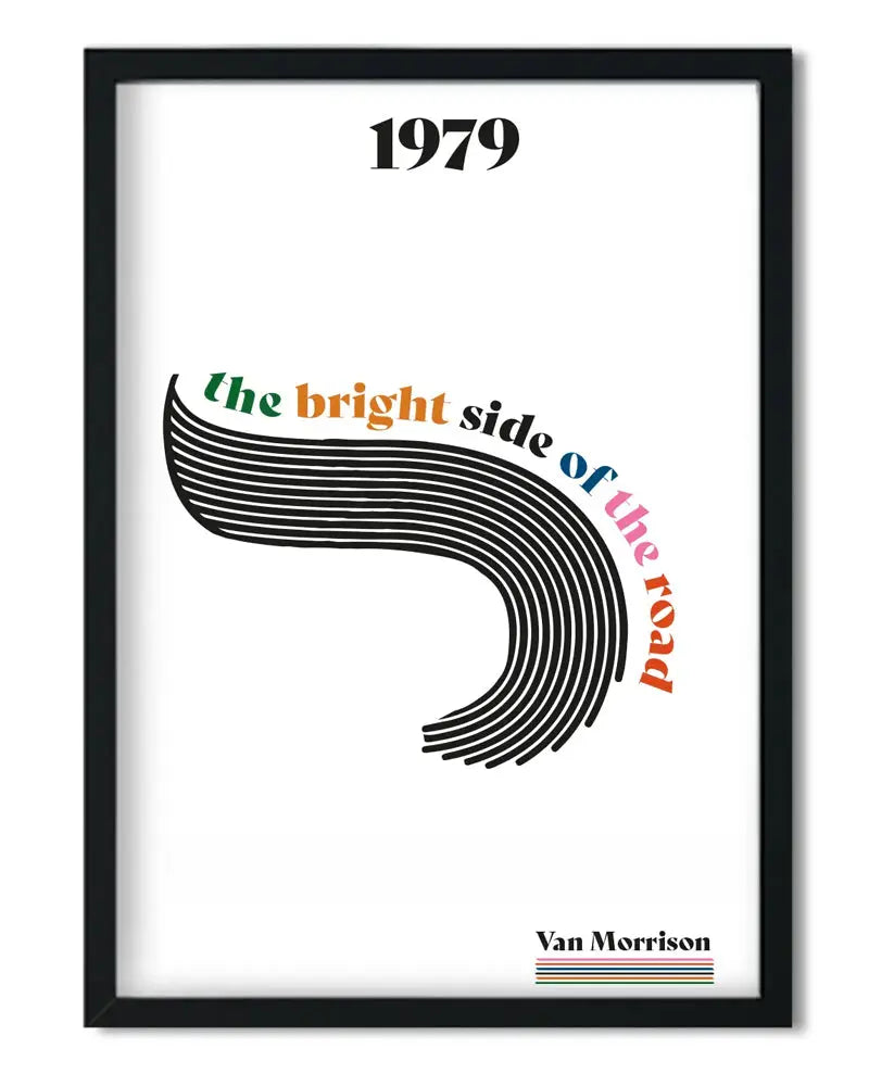Fanclub Van Morrison Bright Side Of The Road Retro Art Print