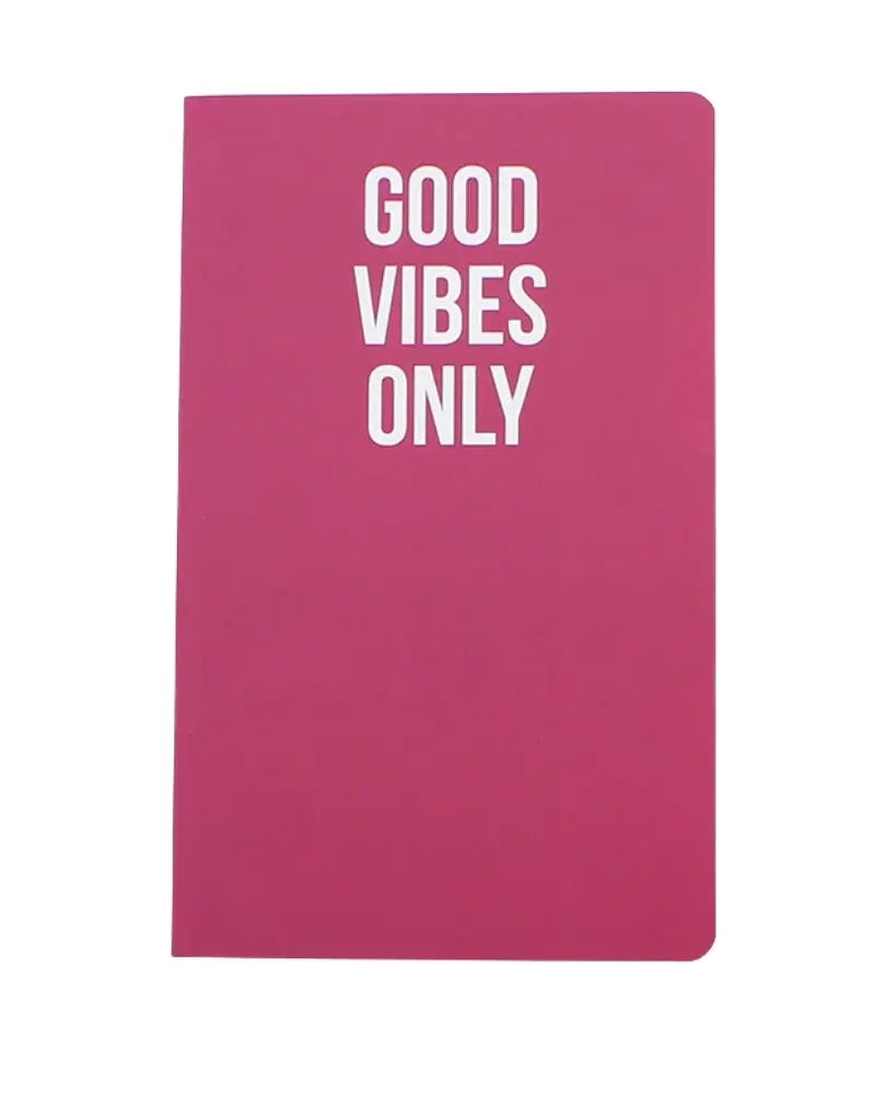 WeAct Company Good Vibes Only A5 Lined Notebook - Pink