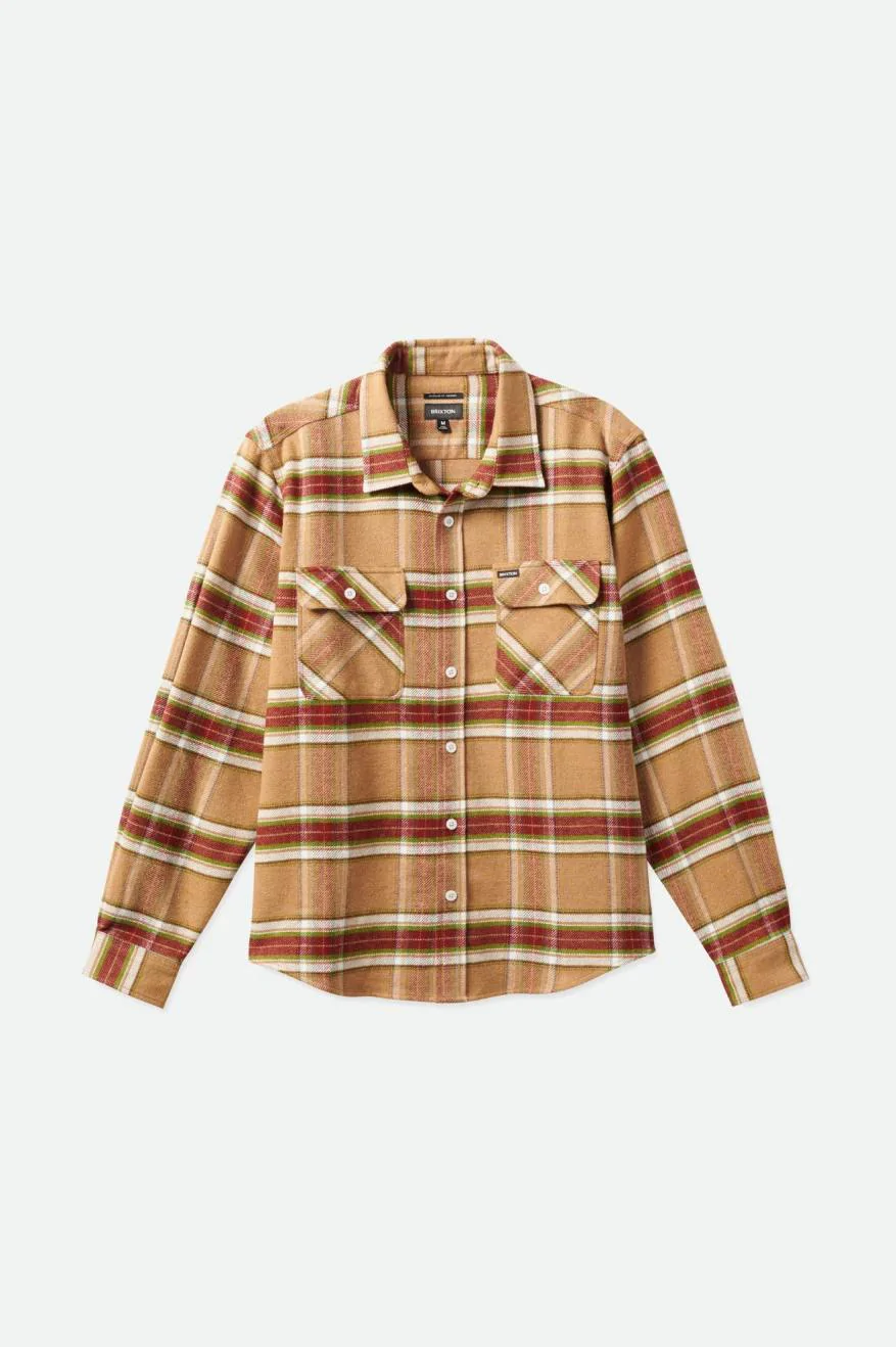 Bowery LS Shirt - Light Brown / Henna