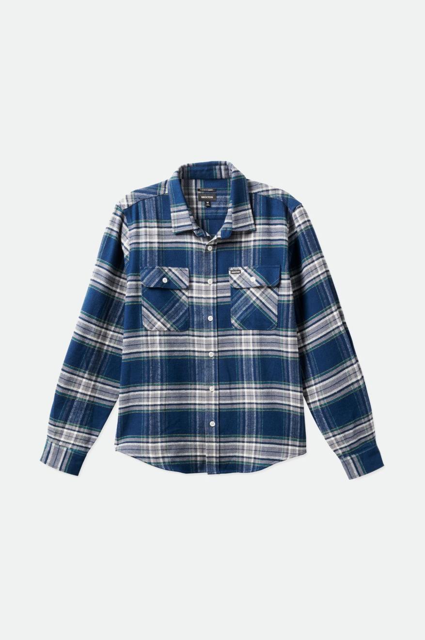 Bowery LS Shirt : Moonlit Ocean / Grey