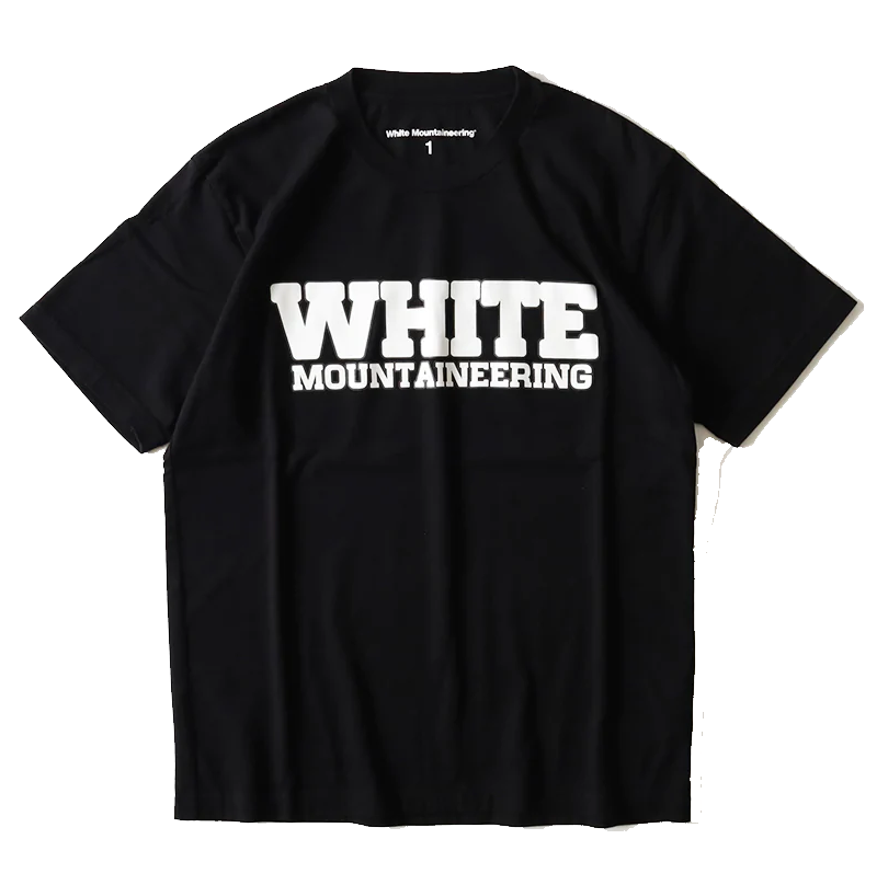 White Mountaineering White Mountaineering Big Logo Tee Black
