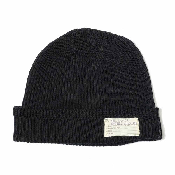 Cotton Watch Hat - Black