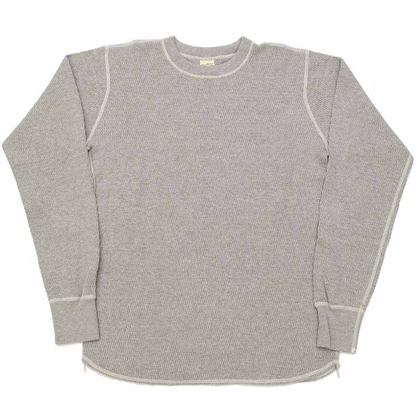 Buzz Rickson's Ls Thermal T-shirt - Grey