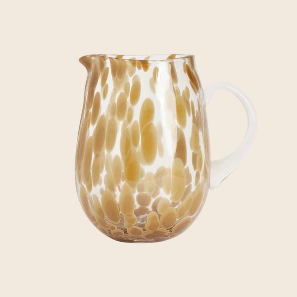 Jali Confetti Carafe Jug | Amber