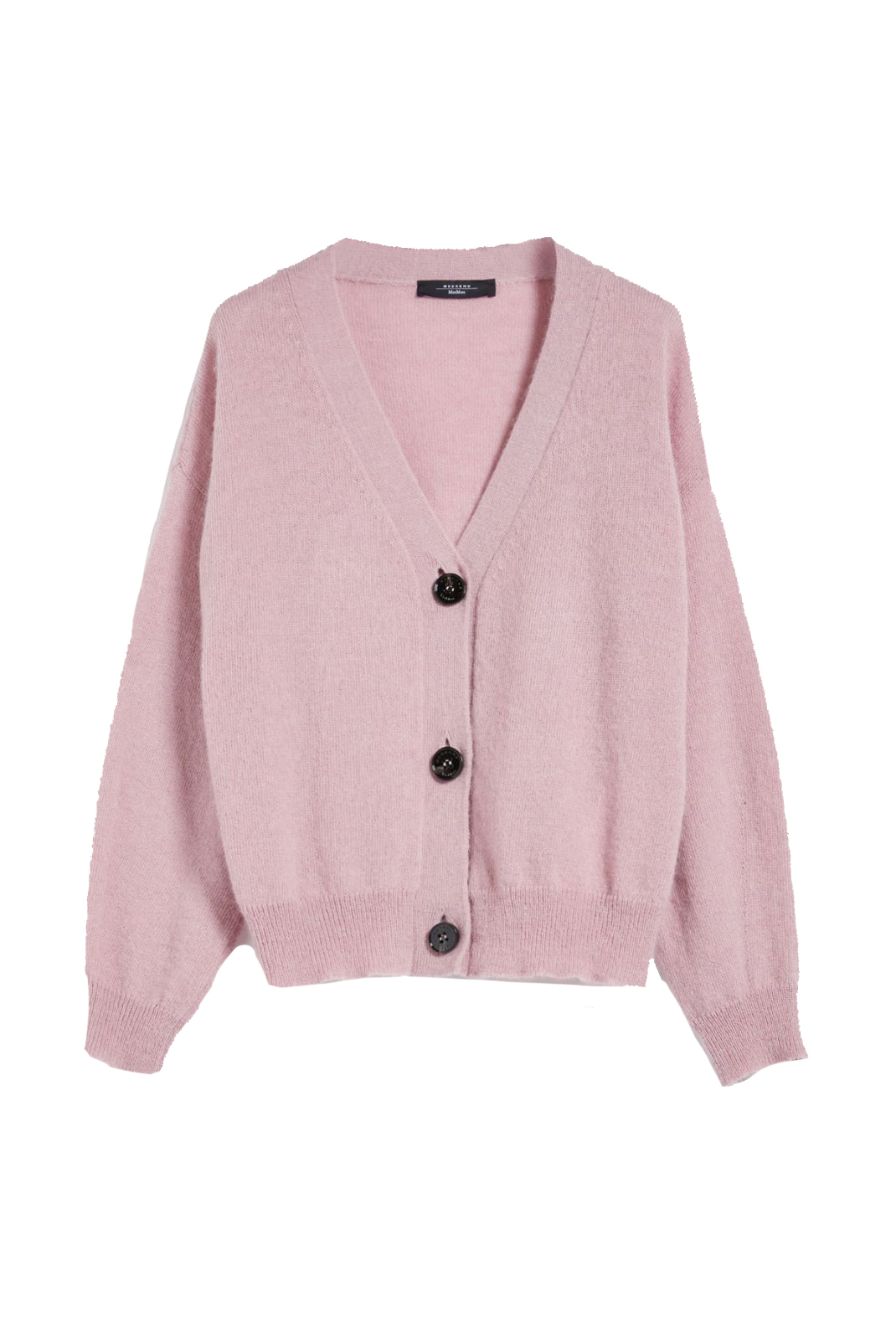 Oblio Mohair-Blend Cardigan - Peony