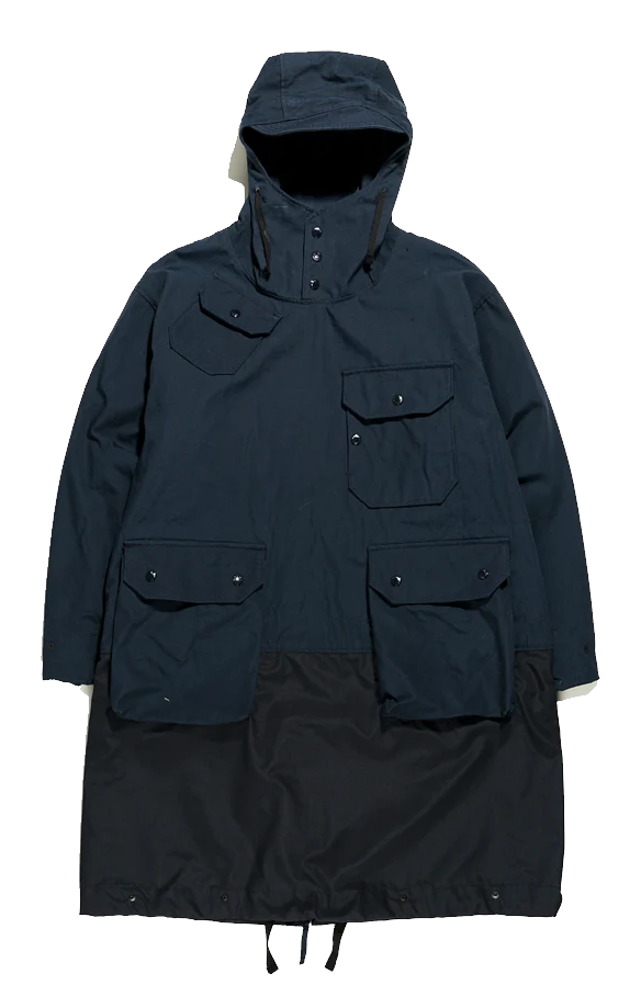 Over Parka Dark Navy Heavyweight Cotton Ripstop