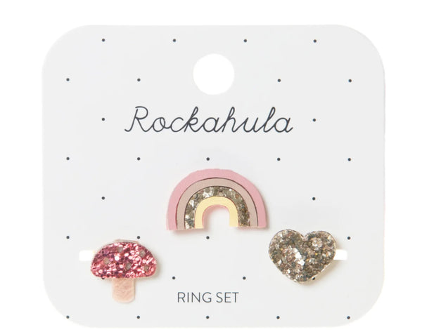 Rockahula Magical Rainbow Ring Set