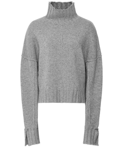 Reese Funnel Neck Jumper Grey