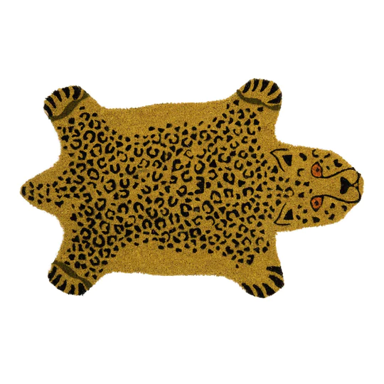Fisura Felpudo Leopardo Ocre