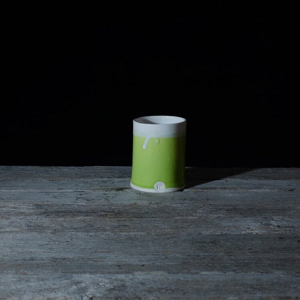 Richard Pomeroy Porcelain Espresso Beaker - Lime