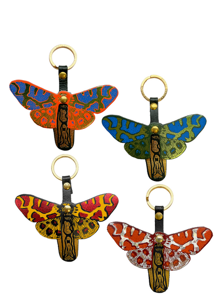 Leather Butterfly Key Fob