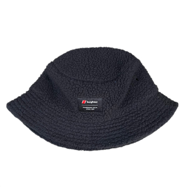 Sherling Fleece Bucket Hat Black