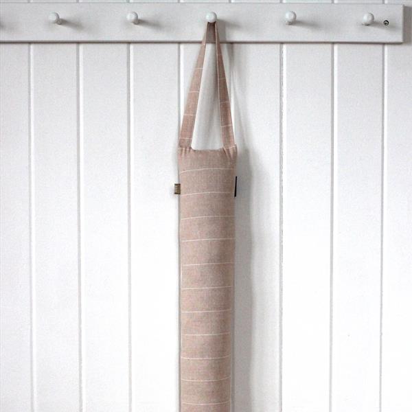Morgan Wright Wild Stripe Draught Excluder In Almond