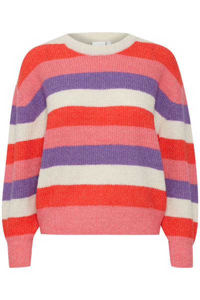 ichi-dusty-stripe-knit