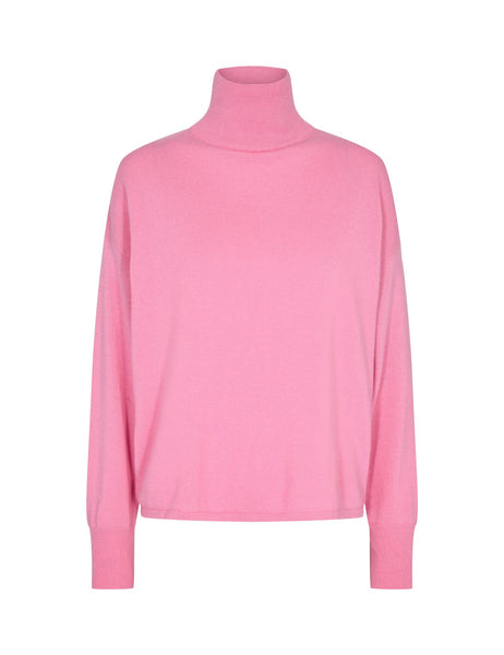 Zophia Roll Neck Knit - Pink