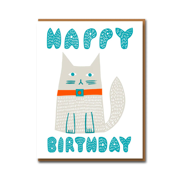 1973 Sukie Birthday Cat Greetings Card