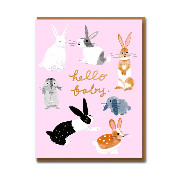 1973 Bunny Baby Card