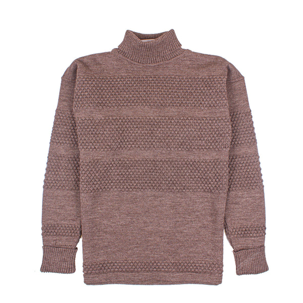 Fisherman Sweater - Natural Nutmeg