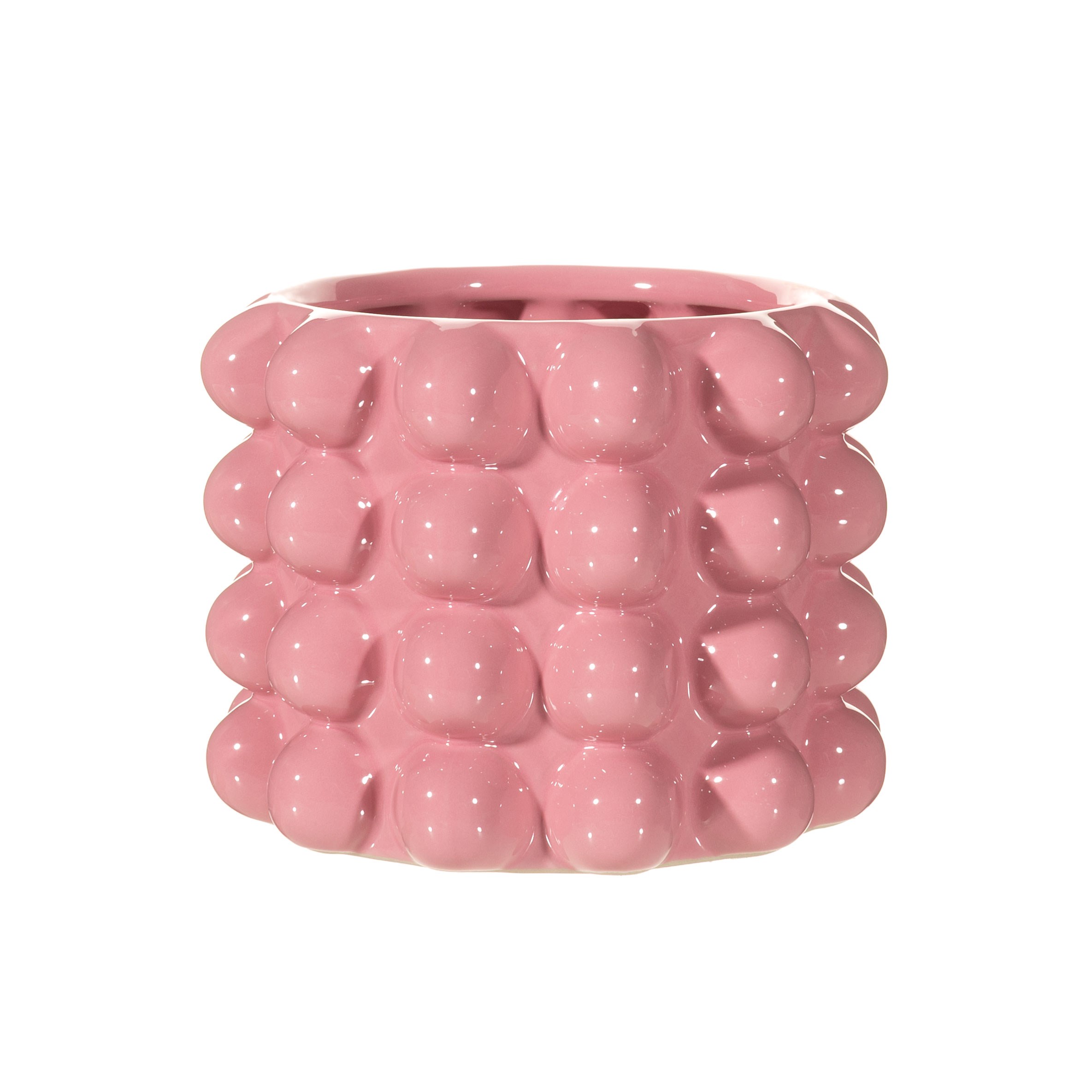 Pink Bobble Planter