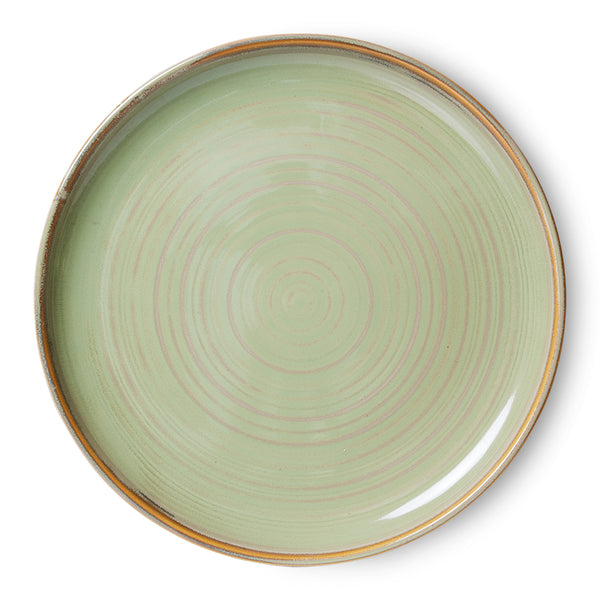 HK Living | Chef Ceramics: Dinner Plate - Moss Green
