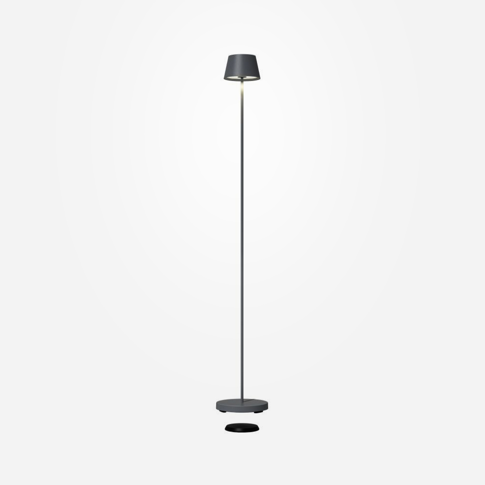 Villeroy & Boch Floor Lamp Seoul 2.0 LED with Battery and Charging Station - Anthracite