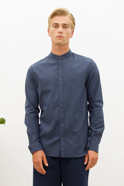 Sky Captain Oxford Melange Shirt Shirt