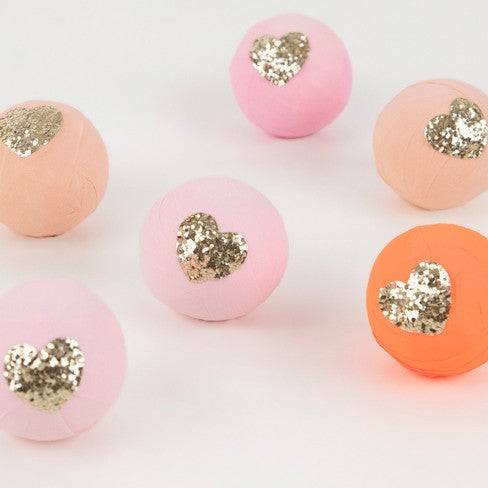 Meri Meri Pink Surprise Balls (x 6)