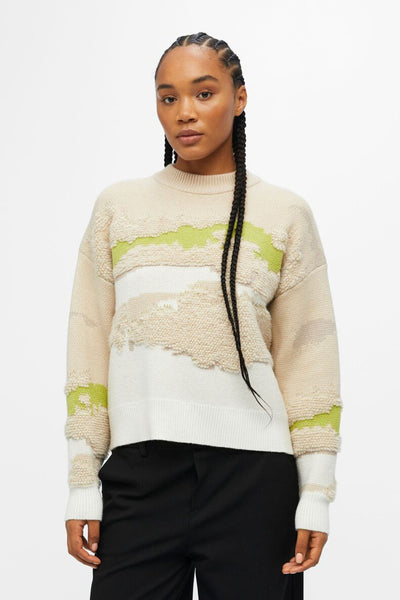 Frida Sandshell Knit Textured Pullover