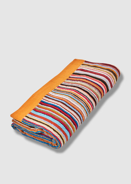 Men's Large Signature Stripe Towel In Multi