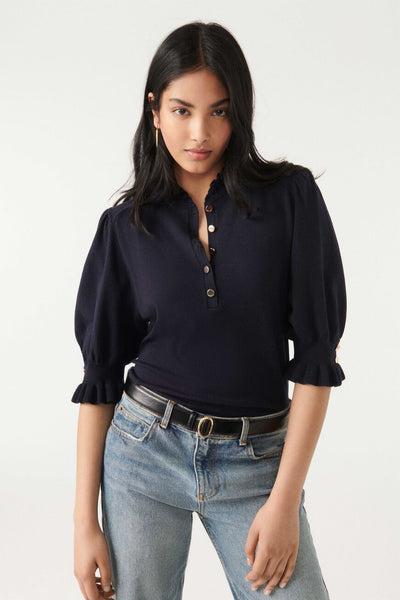 Sera Short Sleeve Jumper Navy