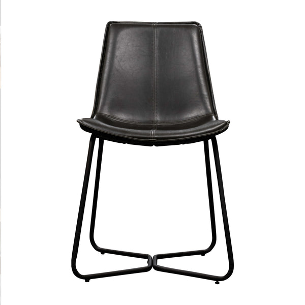 Distinctly Living A Pair Of Hawkins Dining Chairs - Charcoal, Brown Or Ember