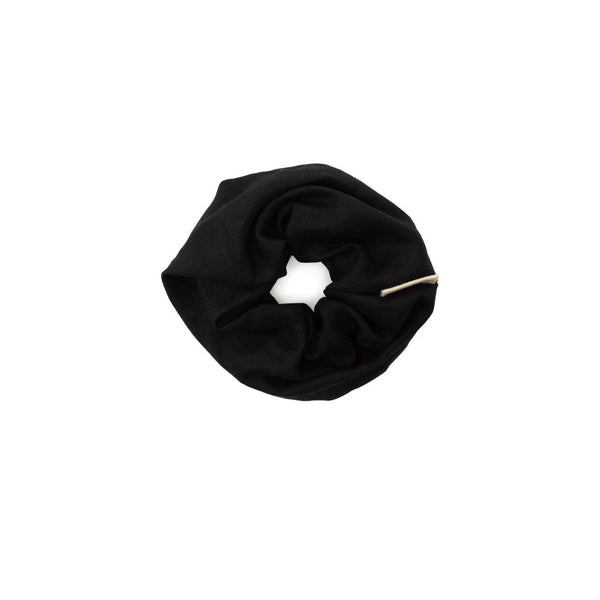 : Scrunchie - Linen Black