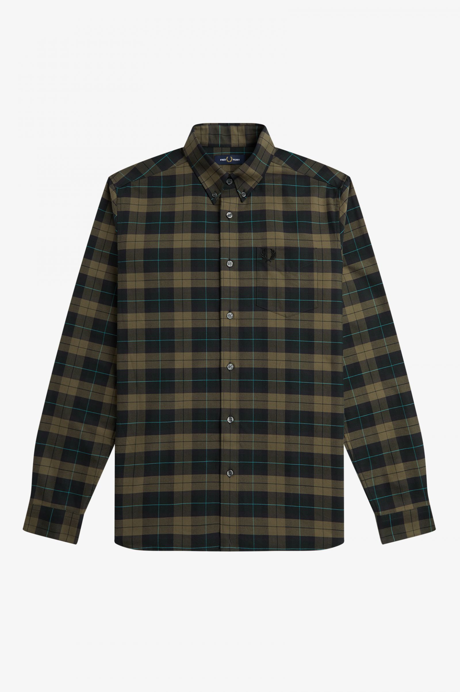 Tartan Shirt - Night Green