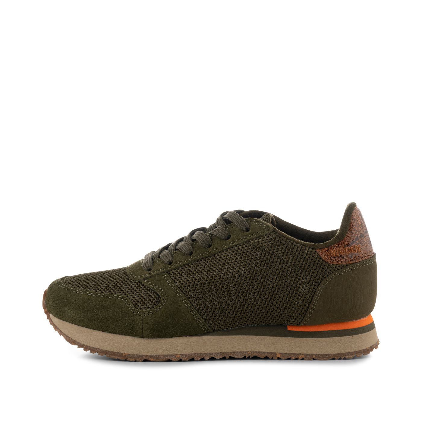 Dark Olive Ydun Icon Trainers