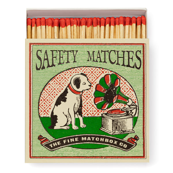Archivist Dog And Gramophone Safety Matches